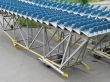 row of blue event seats