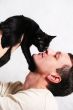 Portrait with a cat