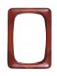 Red wooden photoframe