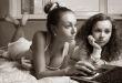Girls with a computer