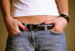 Jjeans shorts with a leather belt