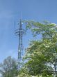 communication tower and blue sky