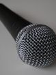 black and silver microphone