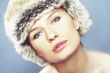 Blond Woman Wearing Fur Hat