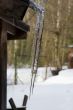 Icicle on a roof