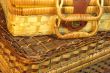 Two wicker hampers close-up