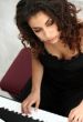 Woman playing piano