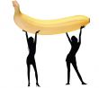 Girls and banana