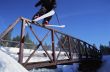 Skier Performing Stunt