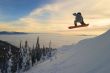 Snowboarder Midair