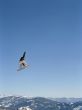 Snowboarder Midair
