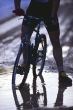 Biker In Puddle
