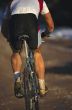 Back of A Mountain Biker