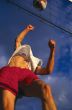 Man Spiking the Ball