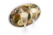 Champagne with fish plate, ash wednesday and Sylvester