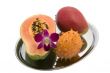 Papaya, Mango, Kiwano, Orchid
