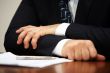 Hand of the businessman