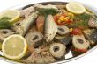 Fish plate with smoked fish