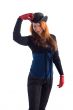 Young girl and red gloves