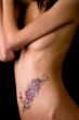 Stomach tattoo art