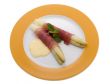 asparagus with parma hams and sauce Hollondaise