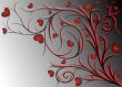 Red pattern with hearts