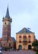 Townhall and clock tower of Obernai city - Alsace