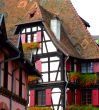 Traditional half-timbered architecture in Alsace