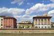 Pisa (Tuscany) - Ancient buildings on the Arno river