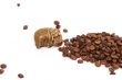 Coffee beans and hippopotamus