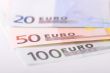 Euro banknotes focus on 50