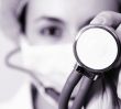 Portrait of a young doctor with stethoscope.