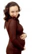 Smiling pregnant woman
