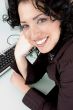 close up of smiling woman