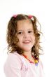 smiling small girl posing
