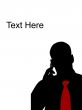 man talking on cell phone