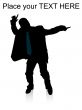 dancing adult businessman