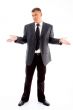confused young businessman