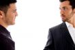 portrait of successful young executives
