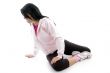 side view of woman doing exercise