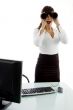  surprised attorney using a pair of binoculars