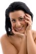 portrait of smiling woman looking at camera