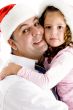 loving father hugging his daughter