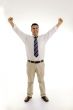 winning middle aged businessman