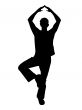 man standing on one leg
