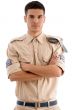 american guard with folded hands