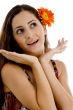 attractive female in stylish pose