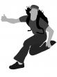 jumping man