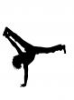 man exercising gymnastics