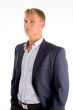side view of caucasian man